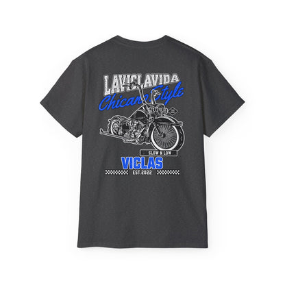 Chicano Style Blue Tee