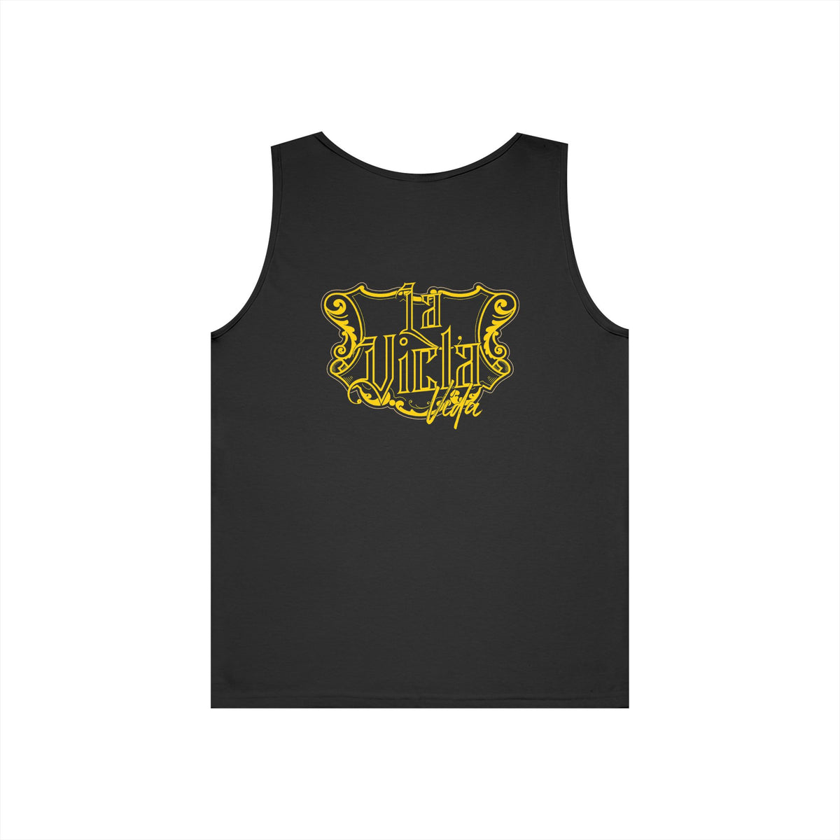 Gold La Vicla Vida Tank Top