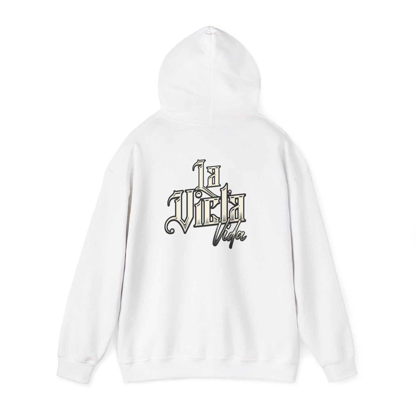 La Vicla Vida B/W Logo Hoodie