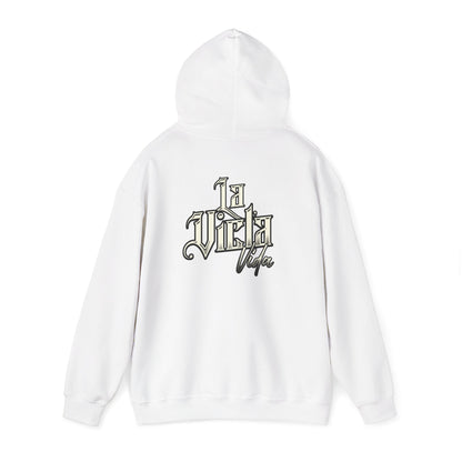 La Vicla Vida B/W Logo Hoodie