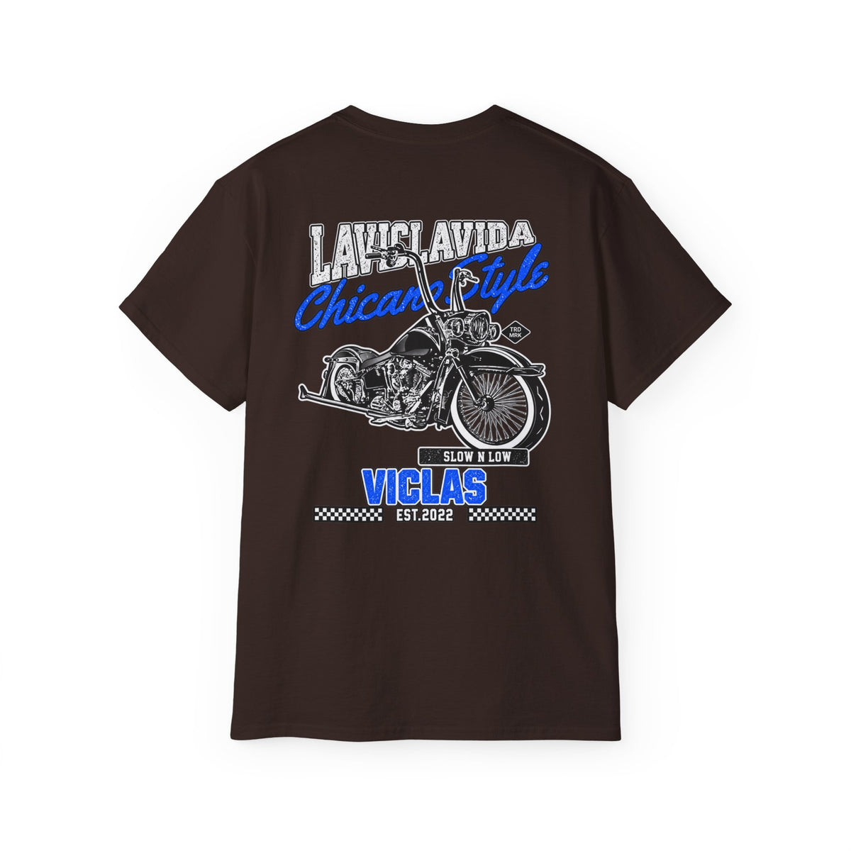 Chicano Style Blue Tee