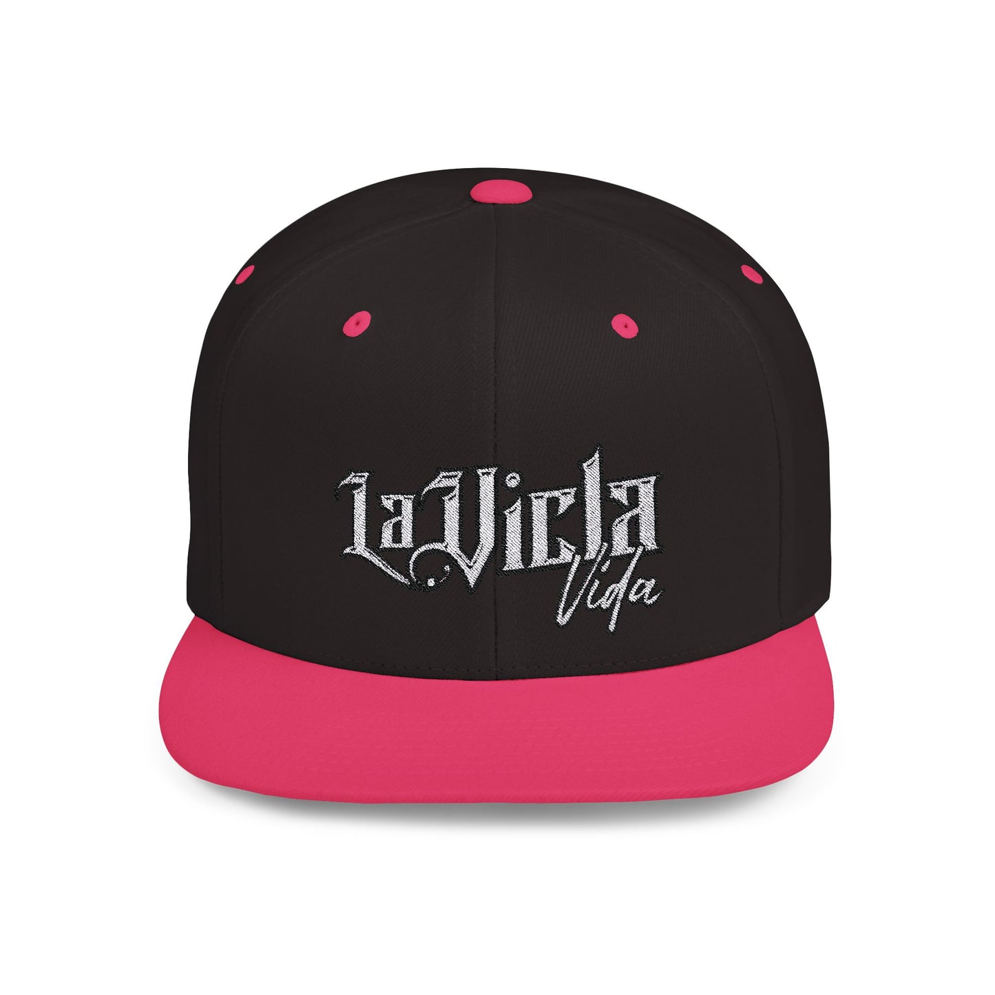 LaViclaVida Logo  Snapback Baseball Cap Embroidered