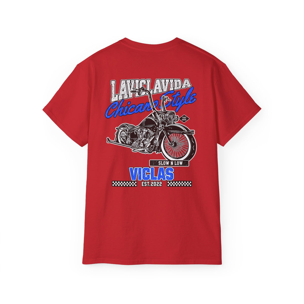 Chicano Style Blue Tee