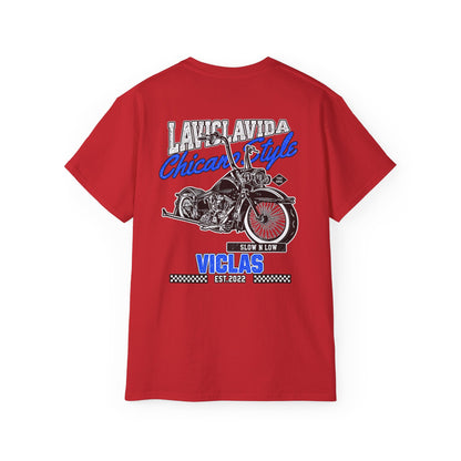 Chicano Style Blue Tee