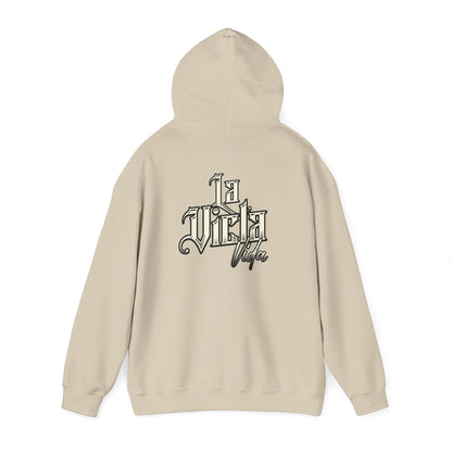 La Vicla Vida B/W Logo Hoodie