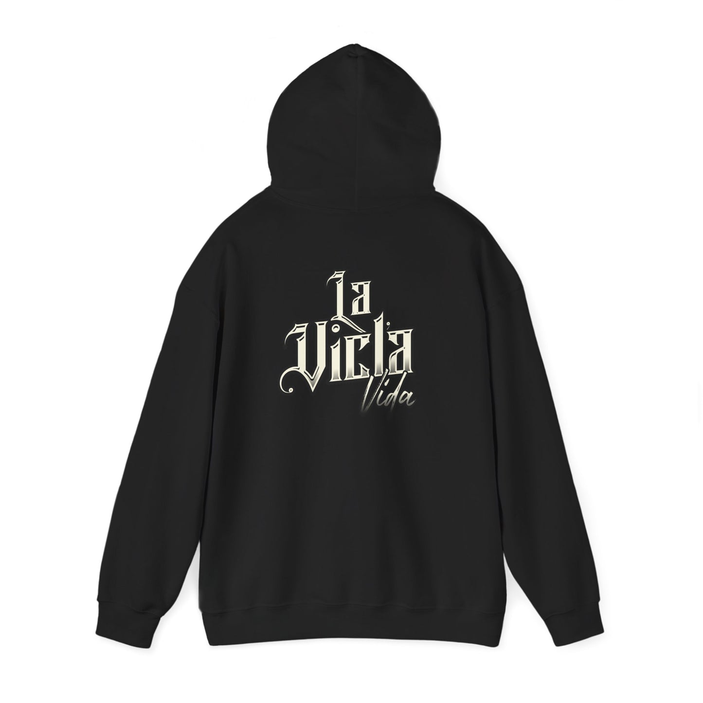 La Vicla Vida B/W Logo Hoodie