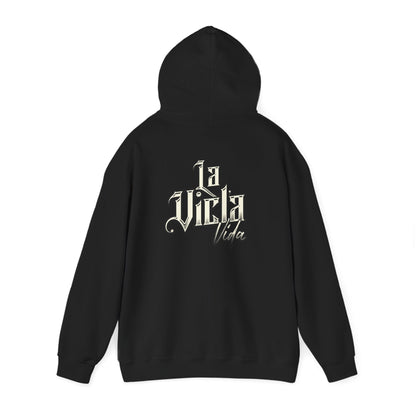 La Vicla Vida B/W Logo Hoodie