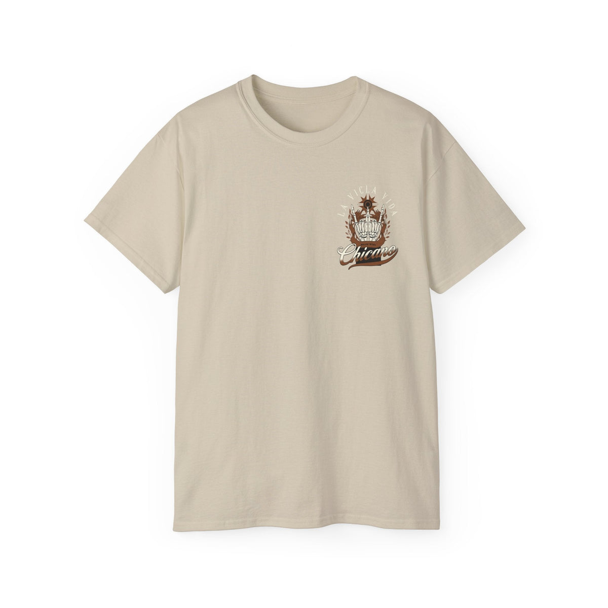 World Wide Chicano Brown - front mockup