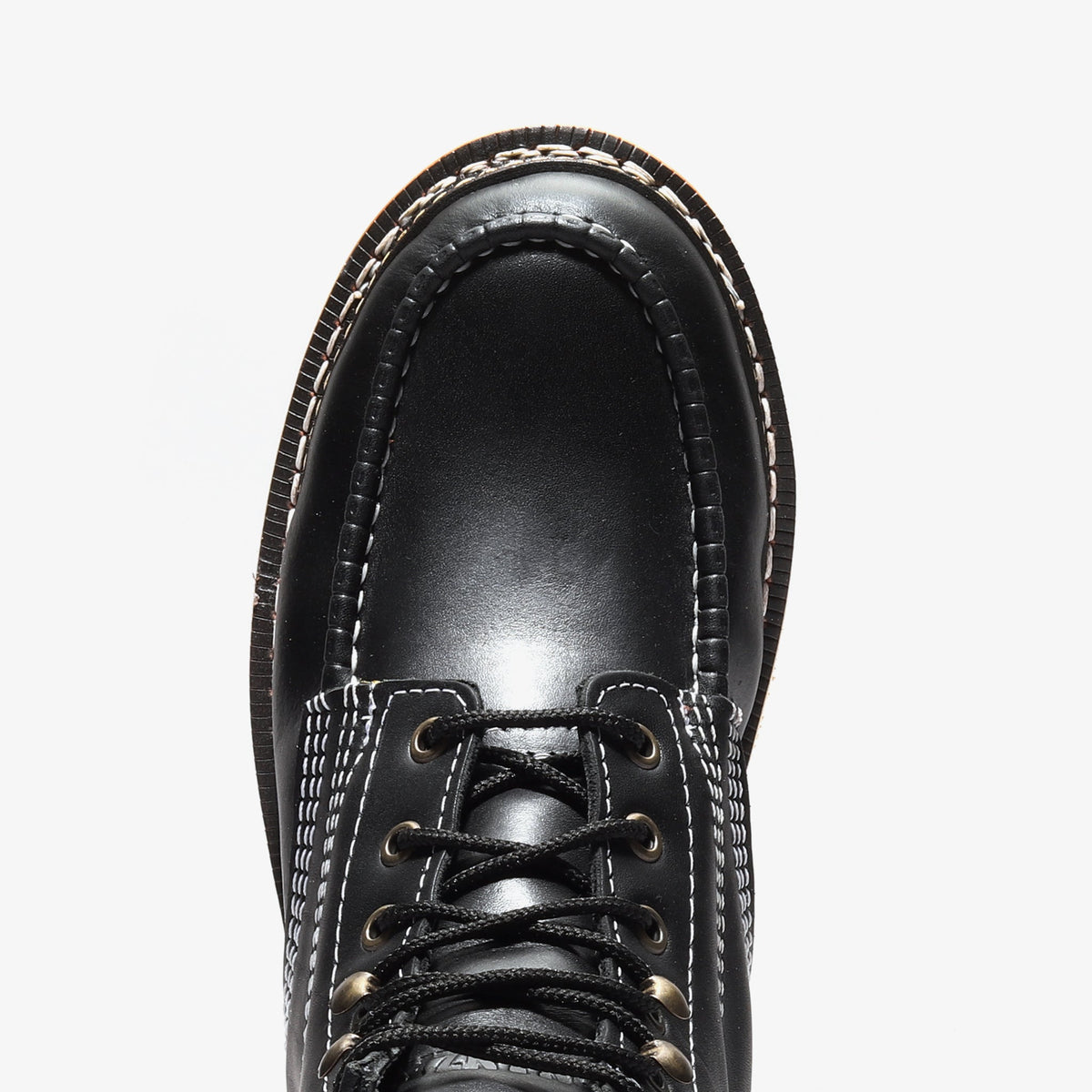 FRONTIER CLASSIC 6" MOC TOE BLACK Black