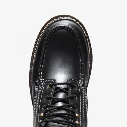 FRONTIER CLASSIC 6" MOC TOE (STEEL TOE) JET BLACK Jet Black