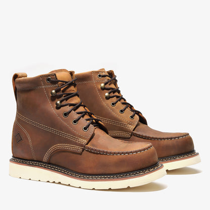 FRONTIER CLASSIC 6" MOC TOE CRAZY BROWN XL Crazy Brown