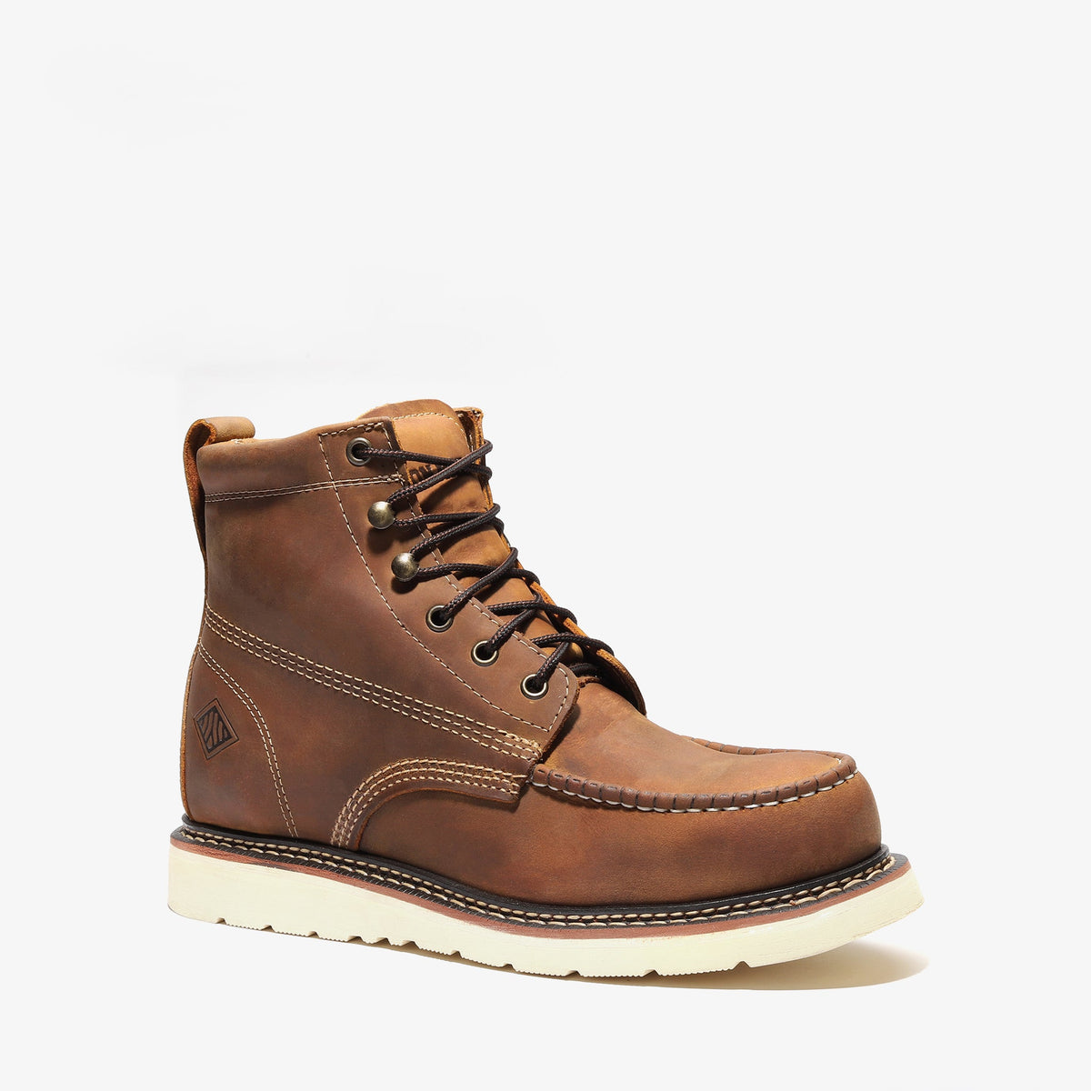 FRONTIER CLASSIC 6" MOC TOE CRAZY BROWN XL Crazy Brown