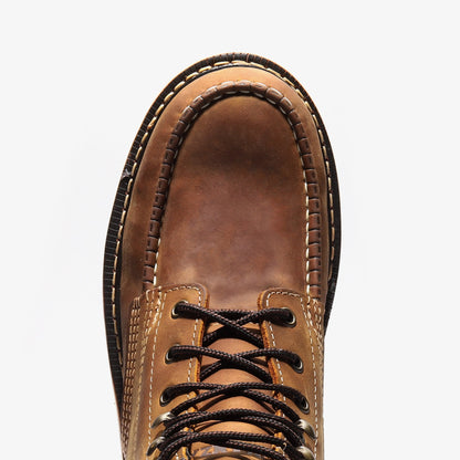 FRONTIER CLASSIC 6" MOC TOE (STEEL TOE) CRAZY BROWN Crazy Brown