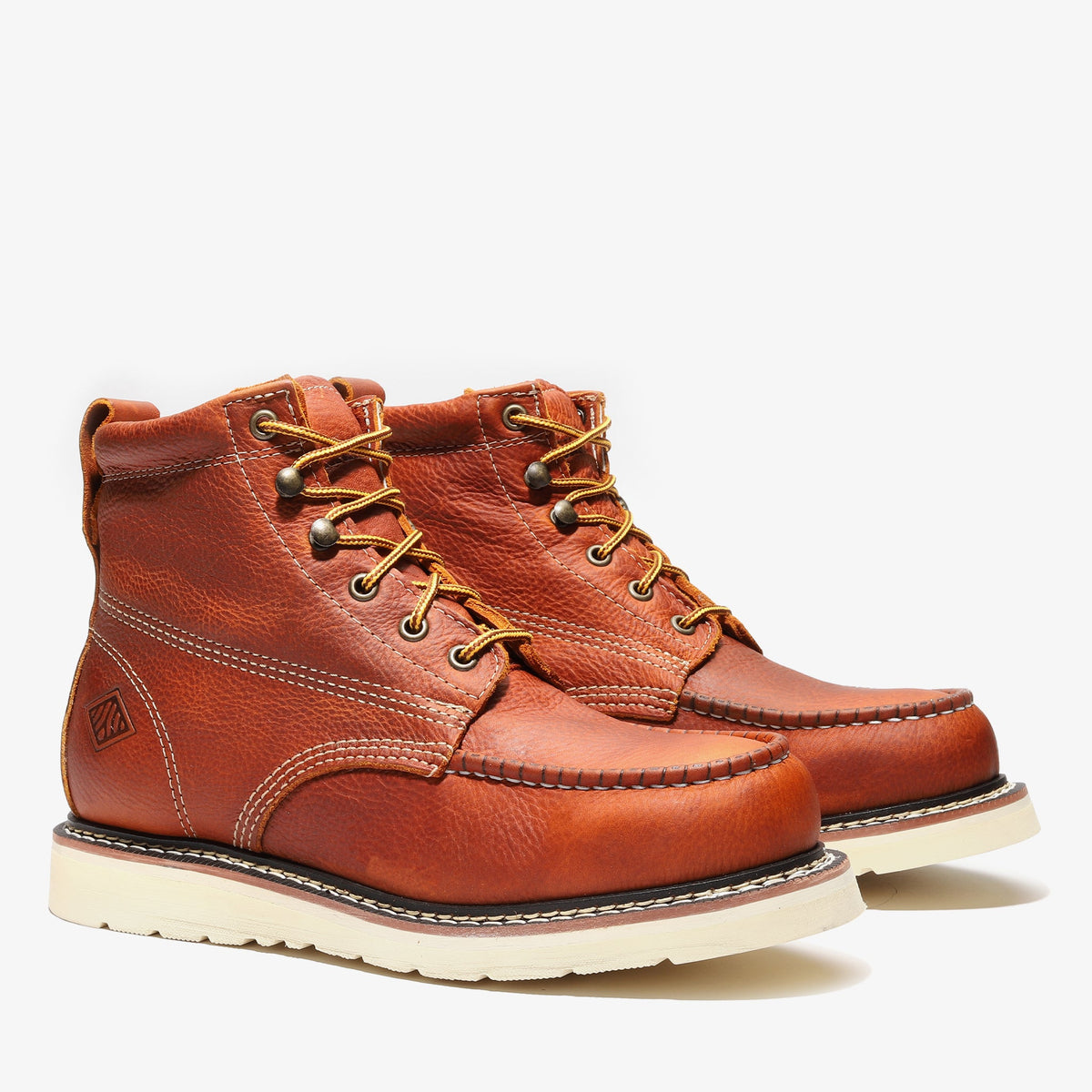 FRONTIER CLASSIC 6" MOC TOE (STEEL TOE) GOLDEN BROWN Golden Brown
