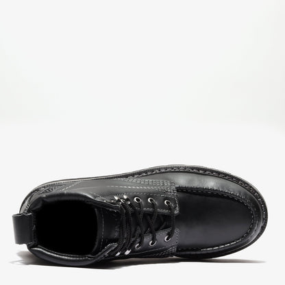 FRONTIER CLASSIC 6" MOC TOE (STEEL TOE) JET BLACK Jet Black