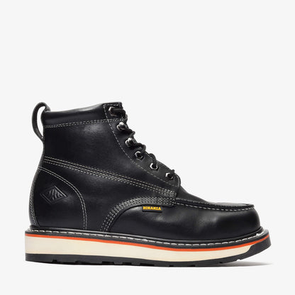 FRONTIER DUAL 6" MOC TOE BLACK Black