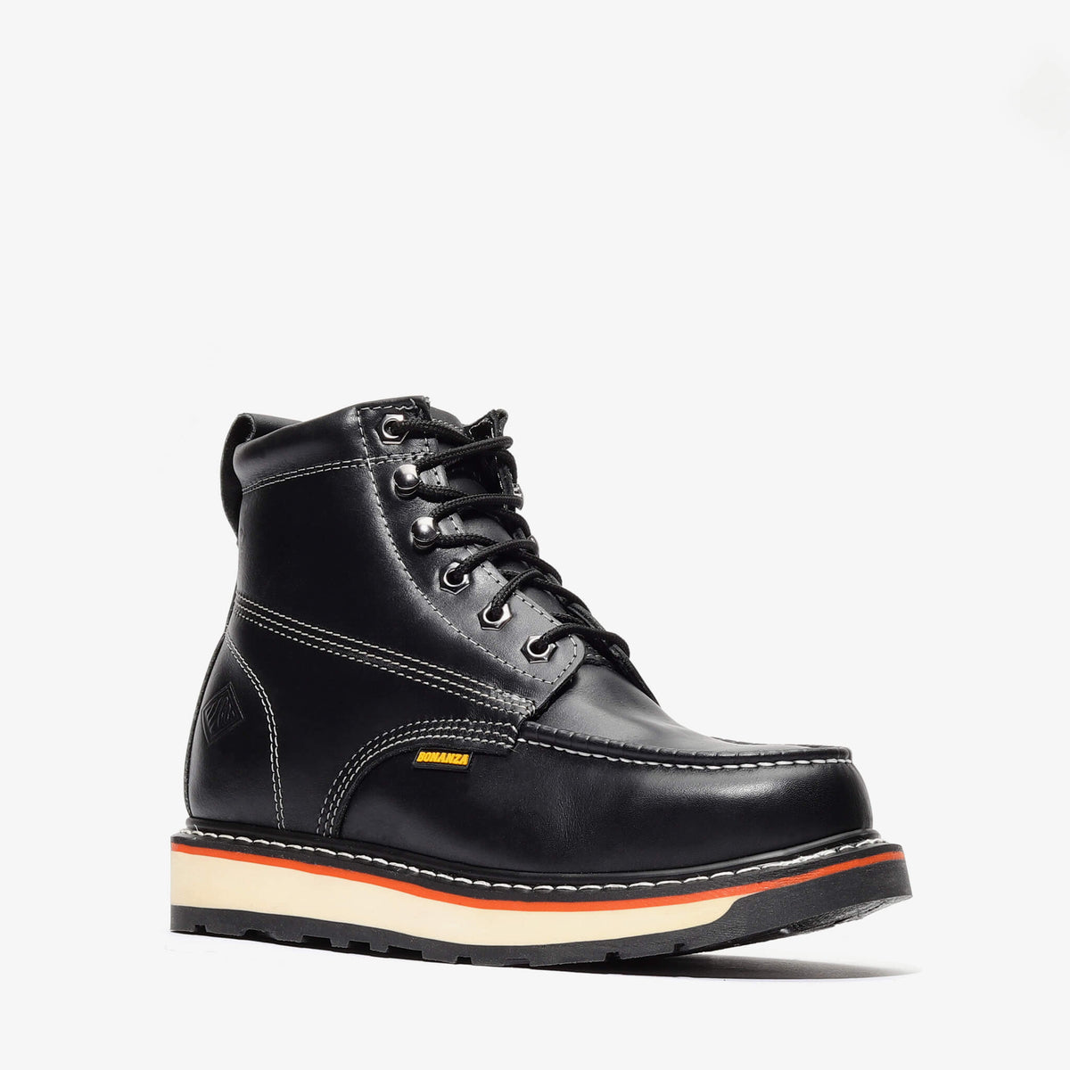 FRONTIER DUAL 6" MOC TOE (STEEL TOE) Black
