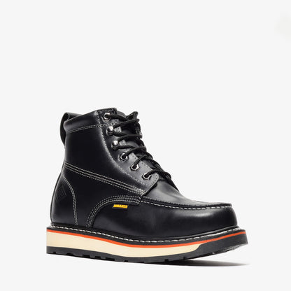FRONTIER DUAL 6" MOC TOE (STEEL TOE) Black