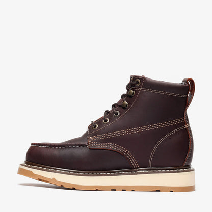 FRONTIER DUAL 6" MOC TOE (STEEL TOE) Burgundy