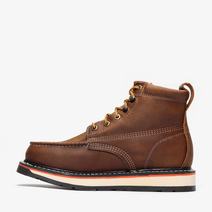 FRONTIER DUAL 6" MOC TOE (STEEL TOE) Crazy Brown
