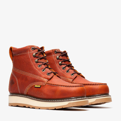 FRONTIER DUAL 6" MOC TOE LIGHT BROWN Light Brown