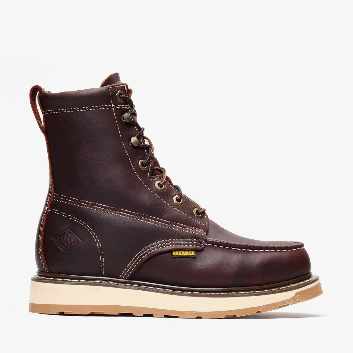 FRONTIER DUAL 8" MOC TOE Burgundy