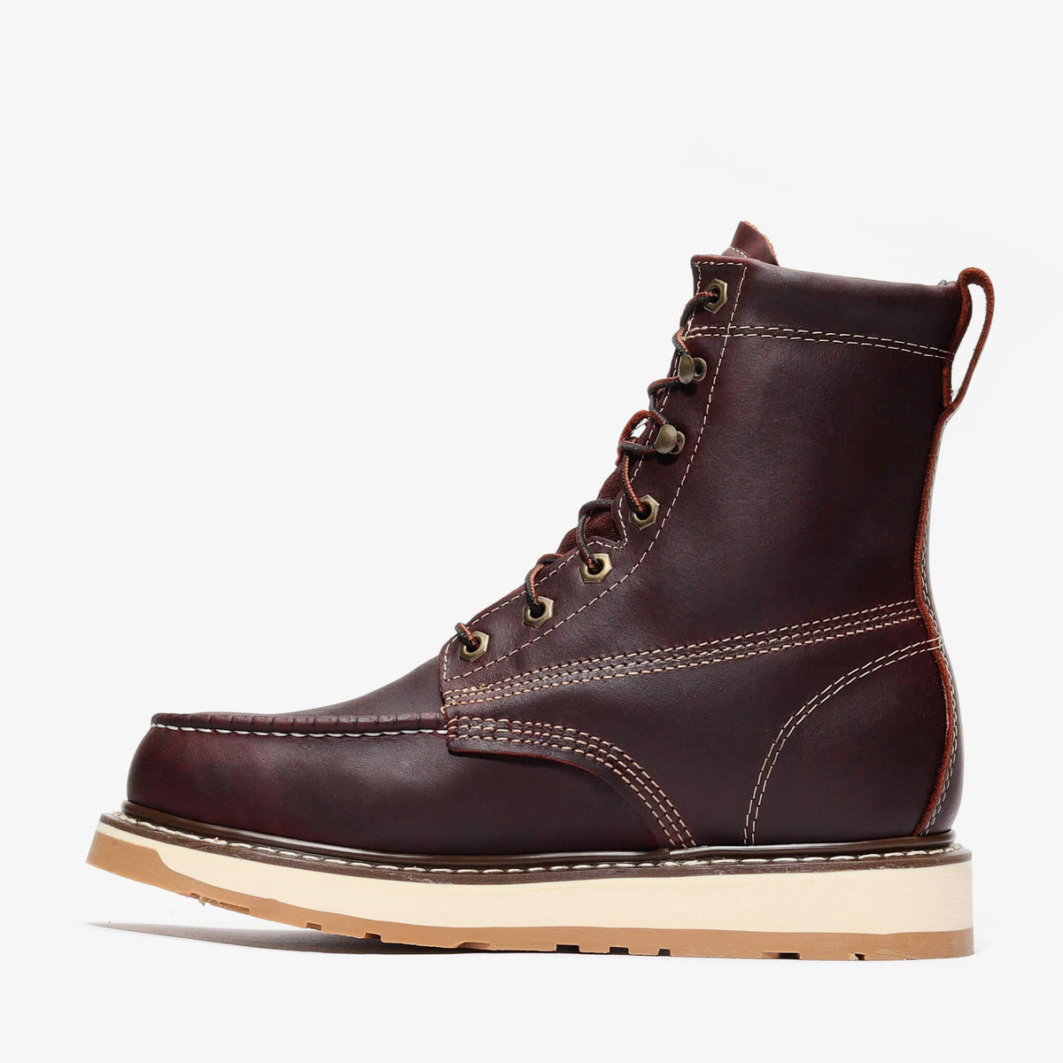 FRONTIER DUAL 8" MOC TOE Burgundy