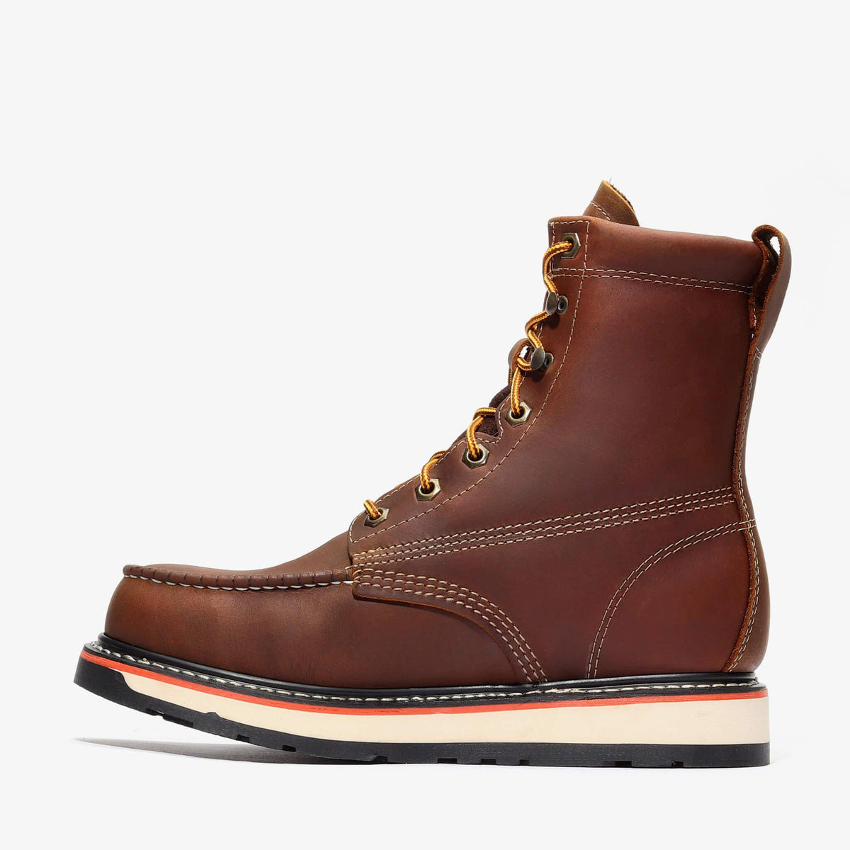 FRONTIER DUAL 8" MOC TOE Crazy Brown