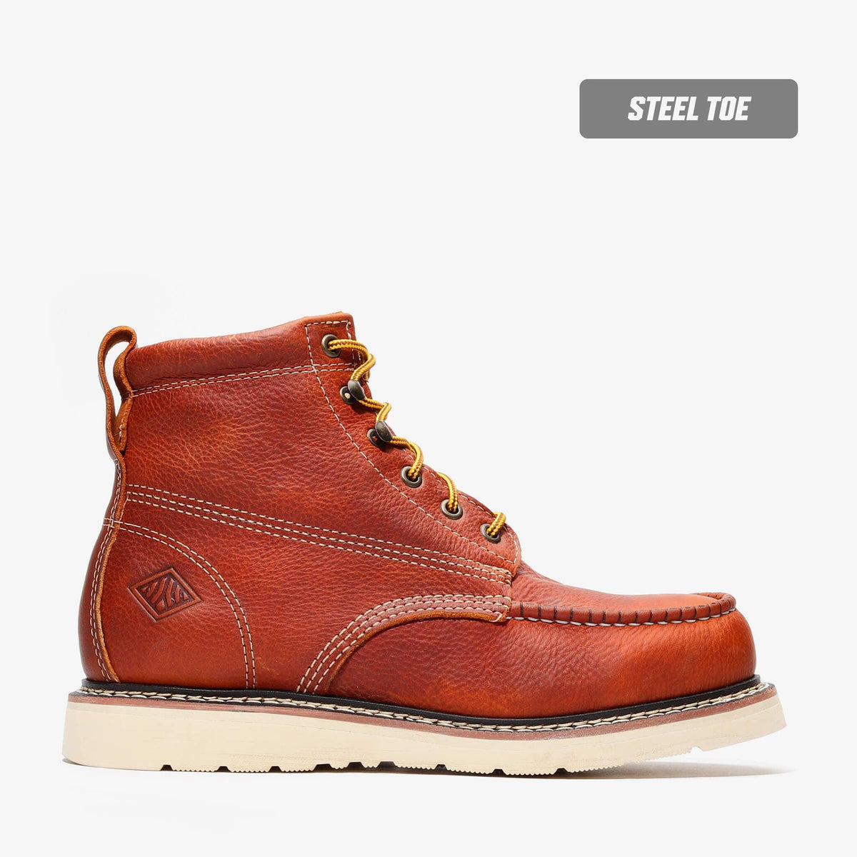 FRONTIER CLASSIC 6" MOC TOE (STEEL TOE) GOLDEN BROWN Golden Brown