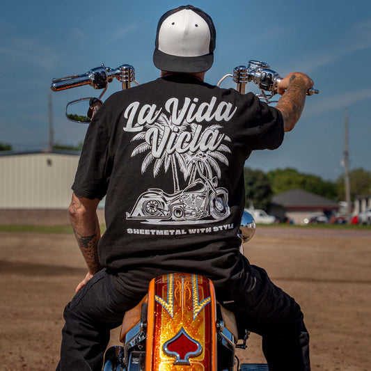 La Vida Vicla T-Shirt  limited edition collab with Klock Werks