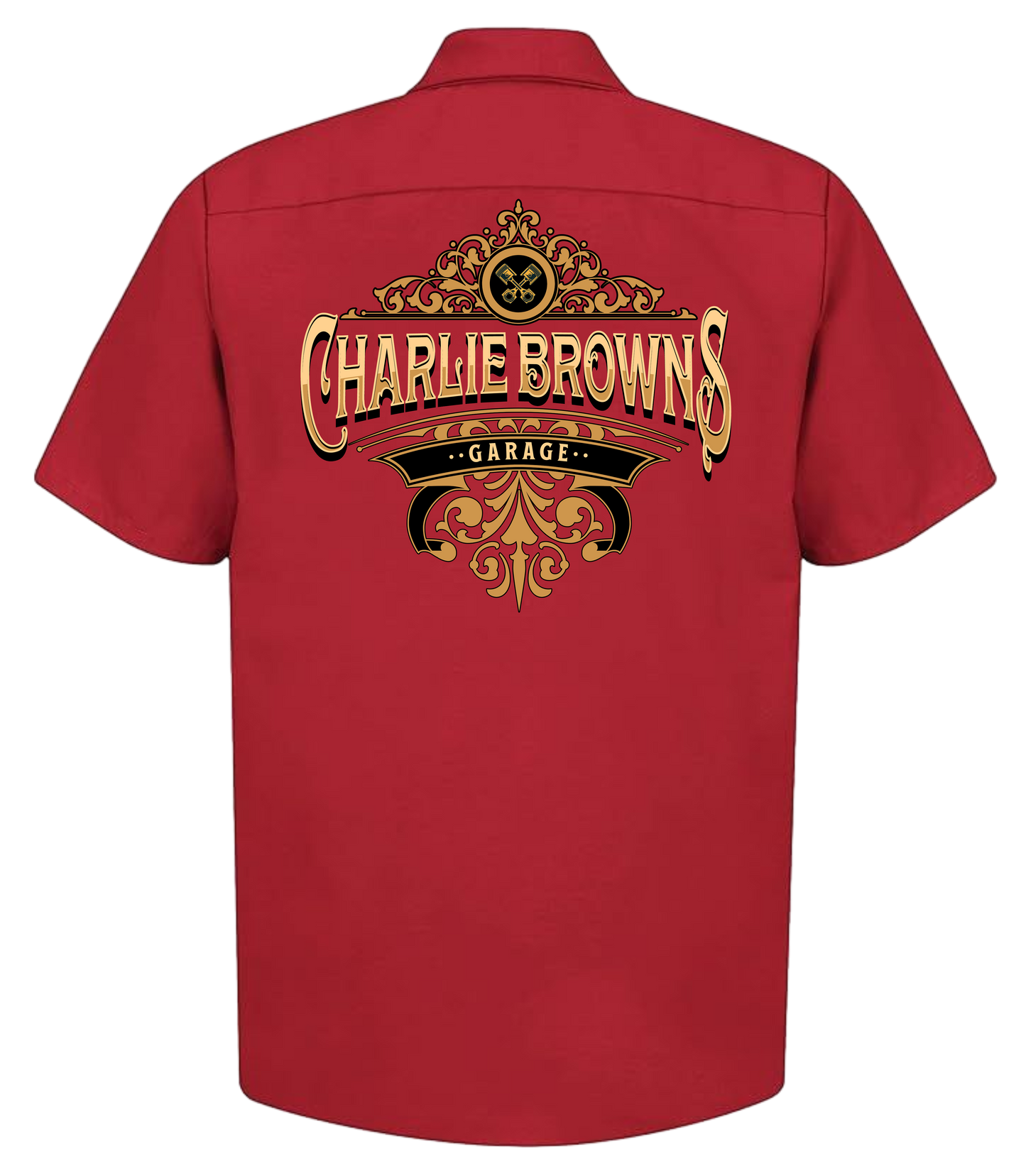Charlie Browns Garage Vicla Work Shirts