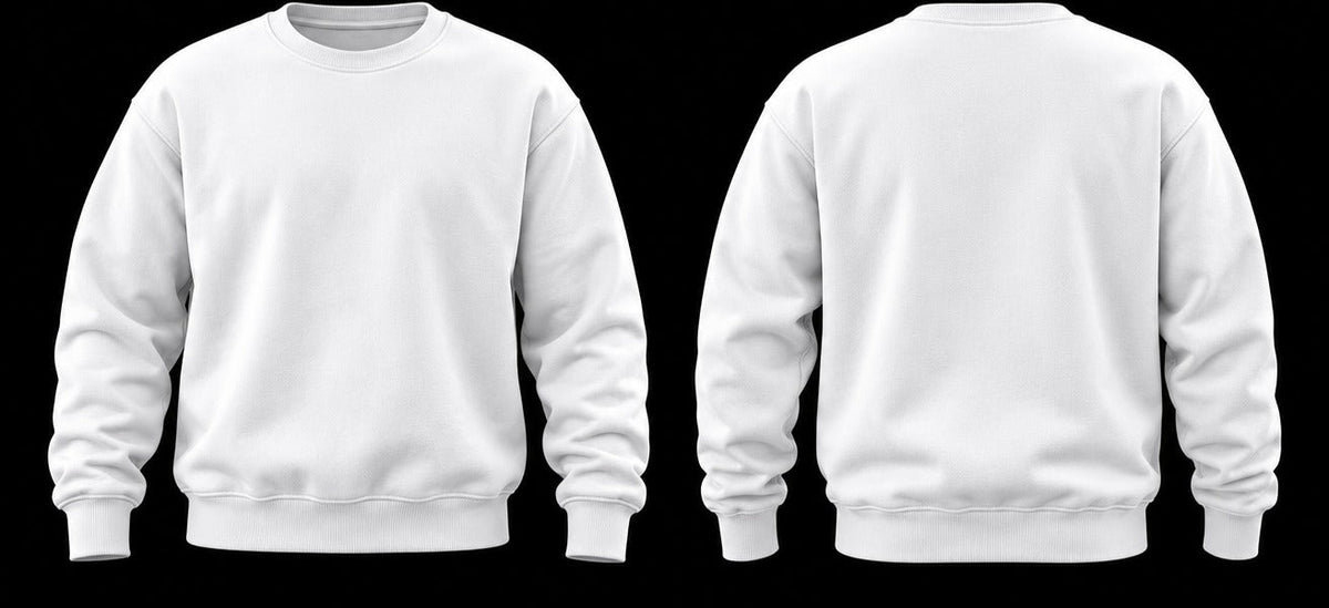 La Vicla Crewneck White Front and Back