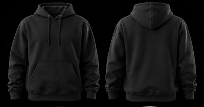 La Vicla Hoodie Black Front and Back