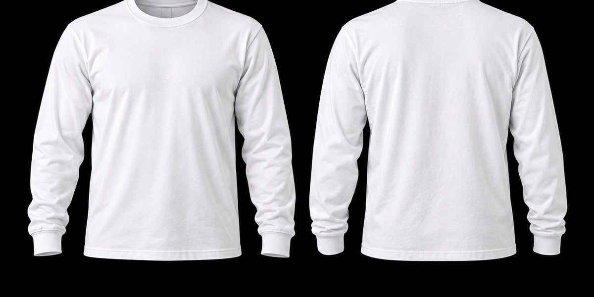 La Vicla Long Sleeve White Front and Back