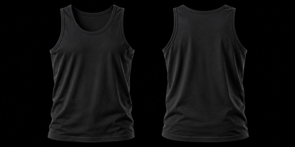 La Vicla Tank Black Front and Back