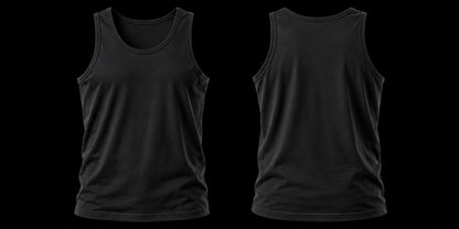 La Vicla Tank Black Front and Back