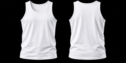 La Vicla Tank White Front and Back
