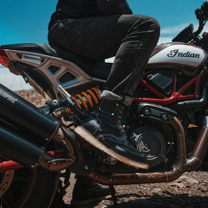 Bonanza Motorcycle Riding Boot — Black preorder